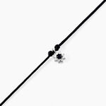 Bracelet Lyllie Argent Blanc Oxyde De Zirconium - Bracelets cordon Femme | Histoire d&rsquo;Or