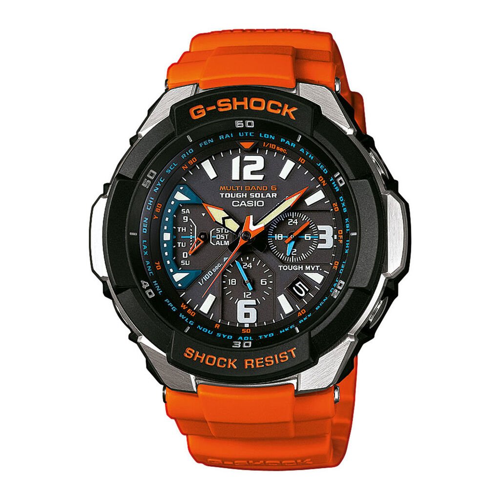 Montre Hybride Casio G-shock Gravitymaster Noir - Montres connect&eacute;es Homme | Histoire d&rsquo;Or