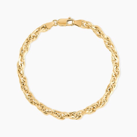Bracelet Maille Jodie Or Jaune - Bracelets cha&icirc;ne Femme | Histoire d&rsquo;Or