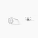 Boucles D'oreilles Pendantes Abha Argent Blanc Oxyde De Zirconium - Boucles d'oreilles fantaisie Femme | Histoire d&rsquo;Or