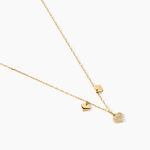 Collier Cheri Or Jaune Oxyde De Zirconium - Colliers Femme | Histoire d&rsquo;Or