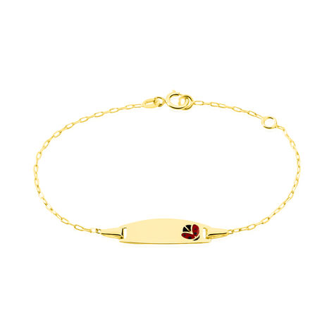 Bracelet Identité Gaspardine Maille Forçat Or Jaune - Bracelets Communion Enfant | Histoire d’Or