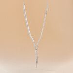 Collier River Or Blanc Diamant - Colliers Femme | Histoire d&rsquo;Or