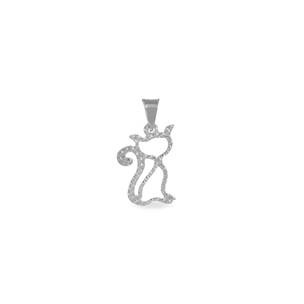 Pendentifs Chat Or Sans Pierre Blanc 375 1000 pmbw Histoire D Or