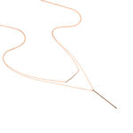 Collier Pink Or Rose - Colliers doubles et triples cha&icirc;nes Femme | Histoire d&rsquo;Or