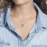 Collier Elanda Argent Rose Oxyde De Zirconium - Colliers fantaisie Femme | Histoire d&rsquo;Or