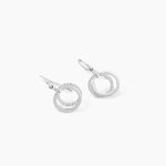 Boucles D'oreilles Pendantes Or Blanc Tresha Diamants - Boucles d'oreilles pendantes Femme | Histoire d&rsquo;Or