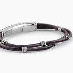 Bracelet Cuir De Vache Marron - Bracelets Cuir Homme | Histoire d&rsquo;Or