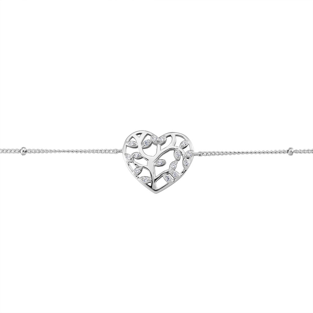 Bracelet Argent Rechef Oxydes De Zirconium - Bracelets Femme | Histoire d’Or
