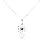 Collier Argent Blanc Aeson Ambre - Colliers fantaisie Femme | Histoire d&rsquo;Or