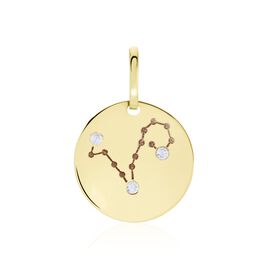 Pendentif Or Jaune Astraea Oxyde De Zirconium - Pendentifs Zodiaque Femme | Histoire d’Or