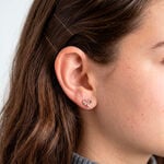 Boucles D'Oreilles Puces Bohumir Or Jaune Oxyde De Zirconium - Clous d'oreilles Enfant | Histoire d&rsquo;Or