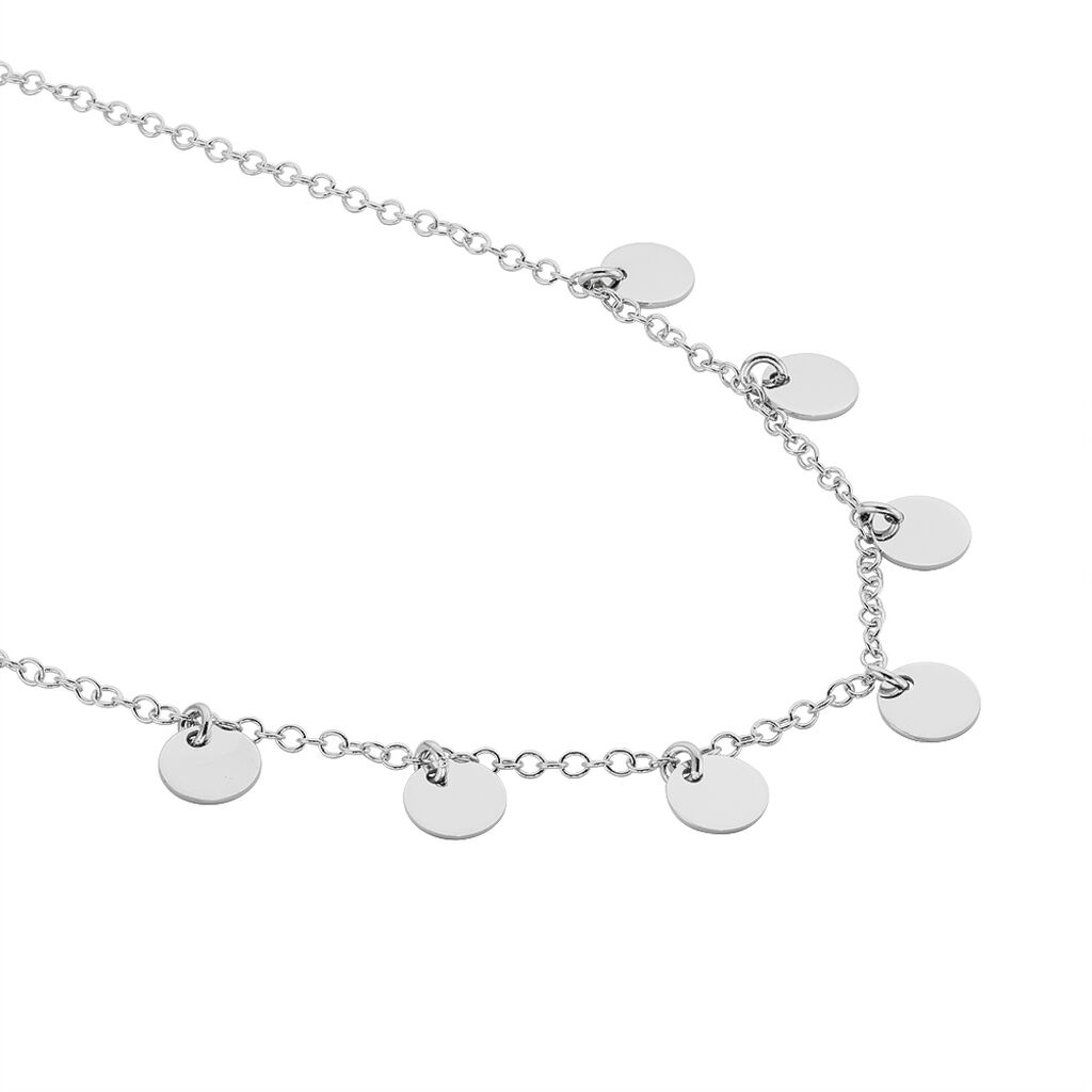 Collier Ragavi Argent Blanc - Colliers fantaisie Femme | Histoire d’Or