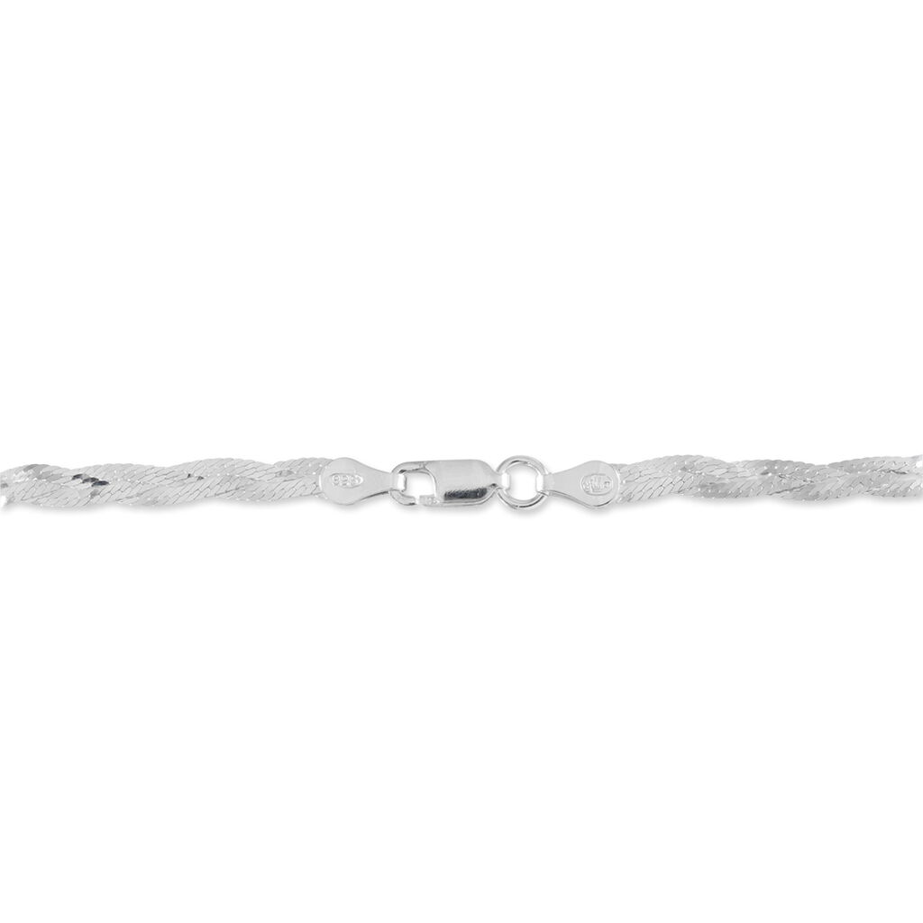 Bracelet Elae Argent Blanc - Bracelets chaîne Femme | Histoire d’Or