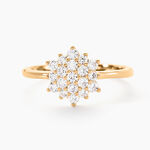 Bague Plaqu&eacute; Or Sadoth Oxyde De Zirconium - Bagues solitaires Femme | Histoire d&rsquo;Or