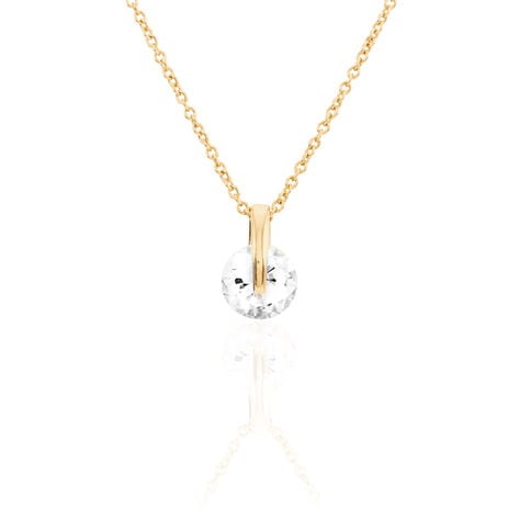 Collier Nelina Plaqué Or Jaune Oxyde De Zirconium - Colliers fantaisie Femme | Histoire d’Or