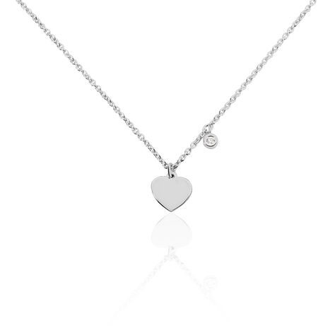 Collier Eleyana Argent Blanc - Colliers fantaisie Femme | Histoire d’Or