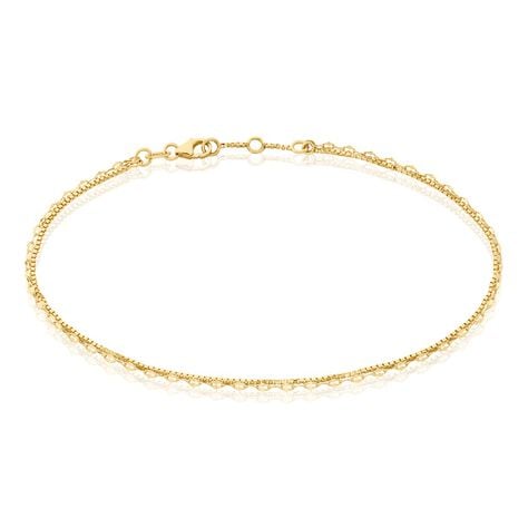 Cha&icirc;ne De Cheville Lodi Plaqu&eacute; Or Jaune - Cha&icirc;nes de cheville Femme | Histoire d&rsquo;Or