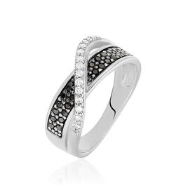 Bague Letty Argent Blanc Oxyde De Zirconium - Bagues avec pierre Femme | Histoire d’Or