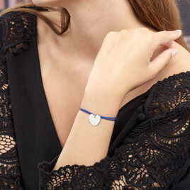 Bracelet Paula Argent Blanc - Bracelets Coeur Femme | Histoire d’Or