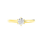 Bague Solitaire Ruken Or Jaune Diamant - Bagues solitaires Femme | Histoire d&rsquo;Or