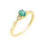 Bague Or Jaune Cassie Emeraude Diamants