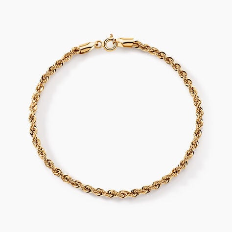 Bracelet Maille Cordelia Or Jaune - Bracelets cha&icirc;ne Femme | Histoire d&rsquo;Or