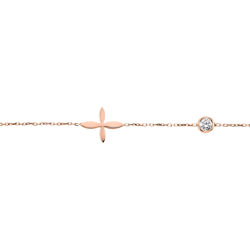 Bracelet Clarissa Argent Rose Oxyde De Zirconium - Bracelets Femme | Histoire d’Or