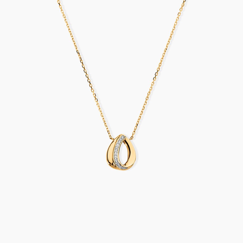 Collier Quanah Or Jaune Diamant - Colliers Femme | Histoire d&rsquo;Or