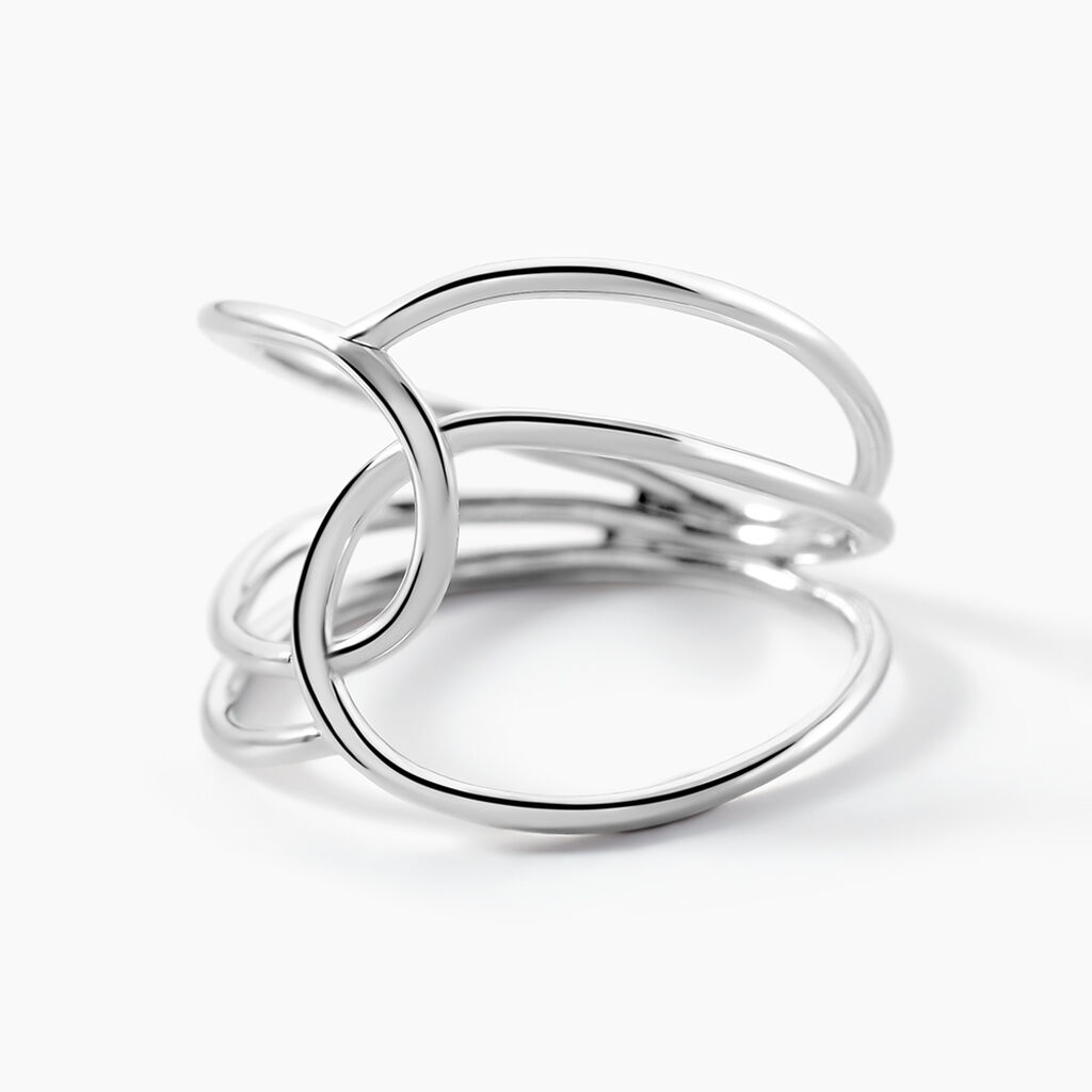 Bague Paros Argent Blanc - Bagues fantaisie Femme | Histoire d&rsquo;Or