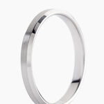 Alliance Rominus Palladium Blanc Ruban - Alliances Unisex | Histoire d&rsquo;Or