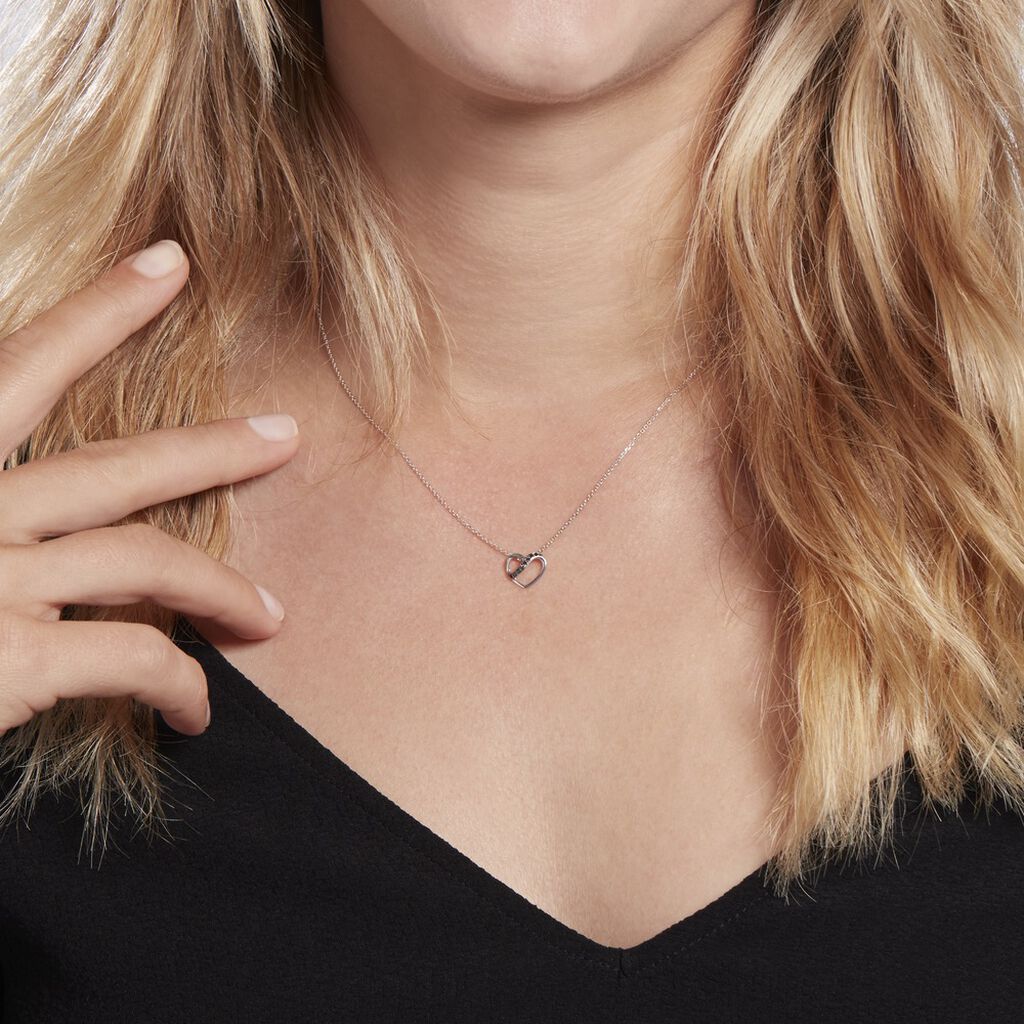 Collier Or Blanc Julianoir Diamants - Colliers Femme | Histoire d’Or