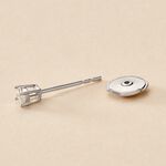 Fermoir Boucle D'oreille Securite Or Blanc - Id&eacute;es cadeaux Famille | Histoire d&rsquo;Or