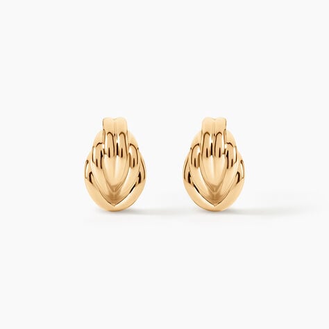 Boucles D'Oreilles Puces Nickie Plaqu&eacute; Or Jaune - Boucles d'oreilles fantaisie Femme | Histoire d&rsquo;Or