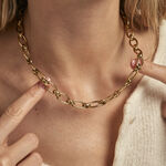 Collier Maille Perry Acier Dor&eacute; - Chaines Femme | Histoire d&rsquo;Or