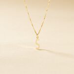 Pendentif Ionia Lettre Or Jaune - Pendentifs Famille | Histoire d&rsquo;Or