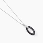 Collier Peer Argent Blanc Oxyde De Zirconium - Colliers fantaisie Femme | Histoire d&rsquo;Or