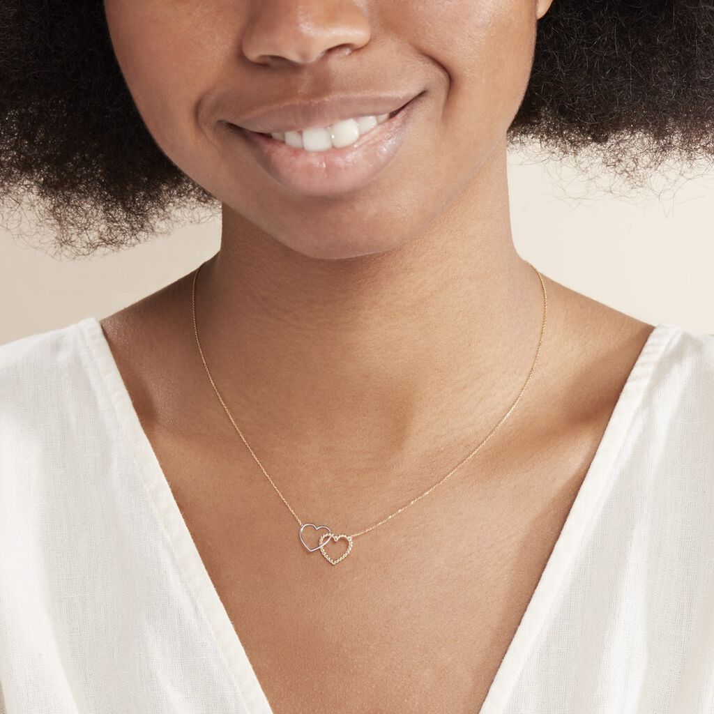 Collier Elizabeta Or Bicolore - Colliers Femme | Histoire d’Or