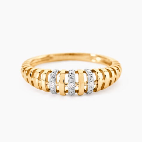 Bague Hamo Or Jaune Diamant - Bagues avec pierre Femme | Histoire d&rsquo;Or