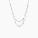 Collier Mars Argent Blanc - Ras de cou Femme | Histoire d&rsquo;Or