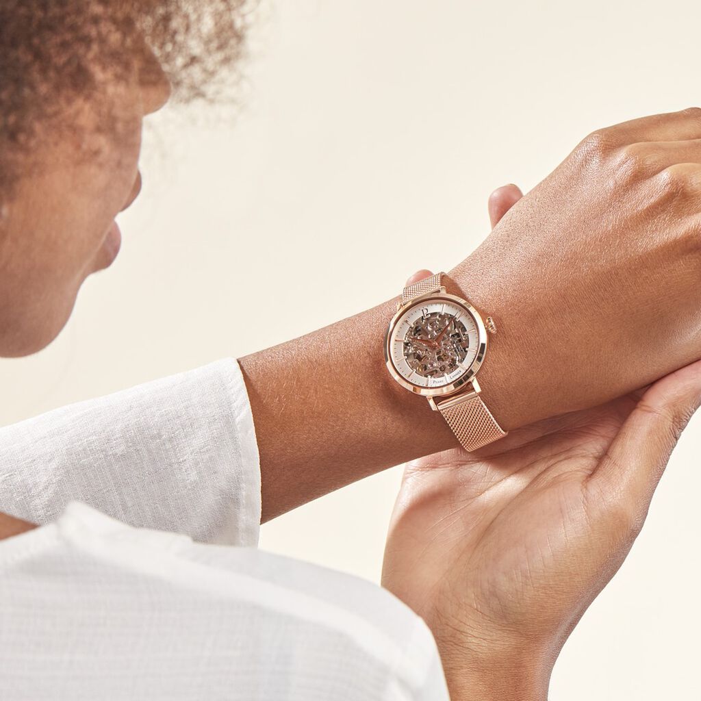 Montre Pierre Lannier Automatique 35 Argent - Montres Femme | Histoire d’Or