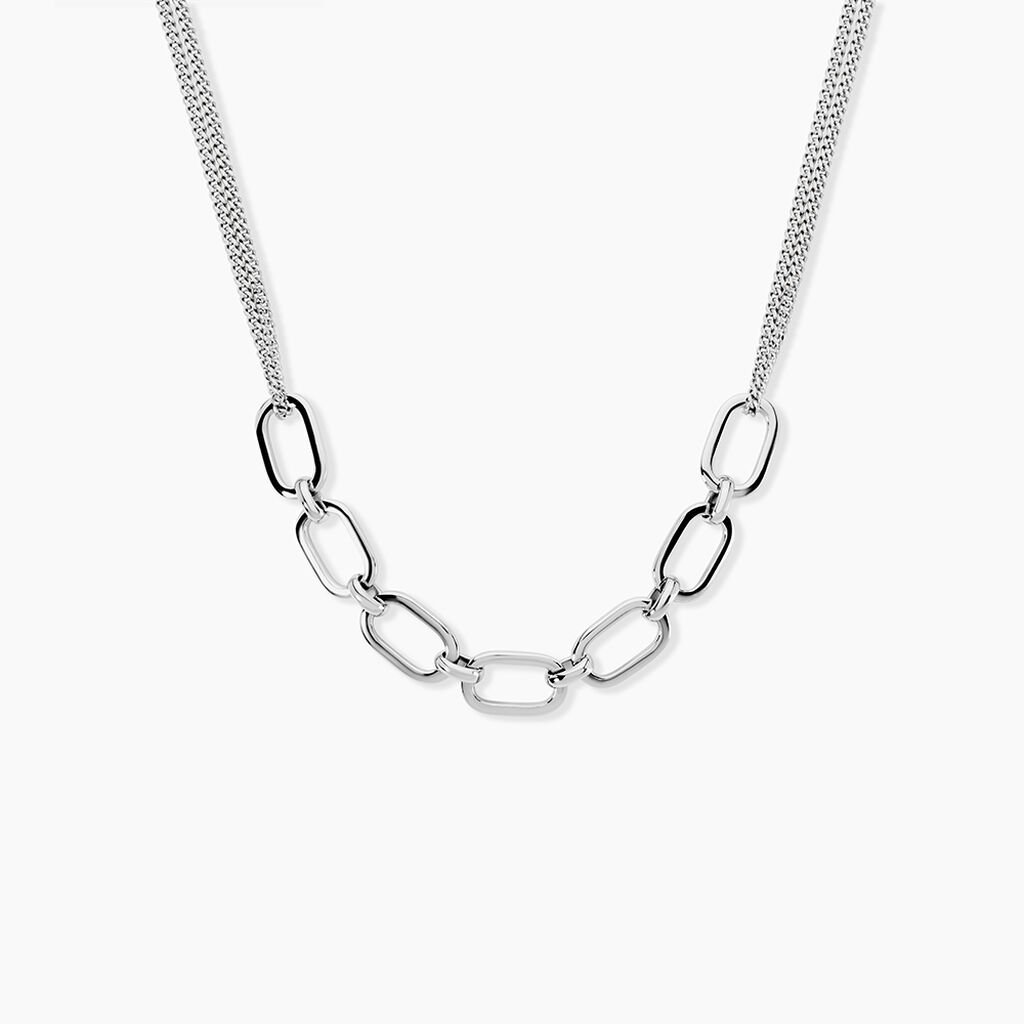 Collier Argent Blanc Nos - Colliers fantaisie Femme | Histoire d’Or