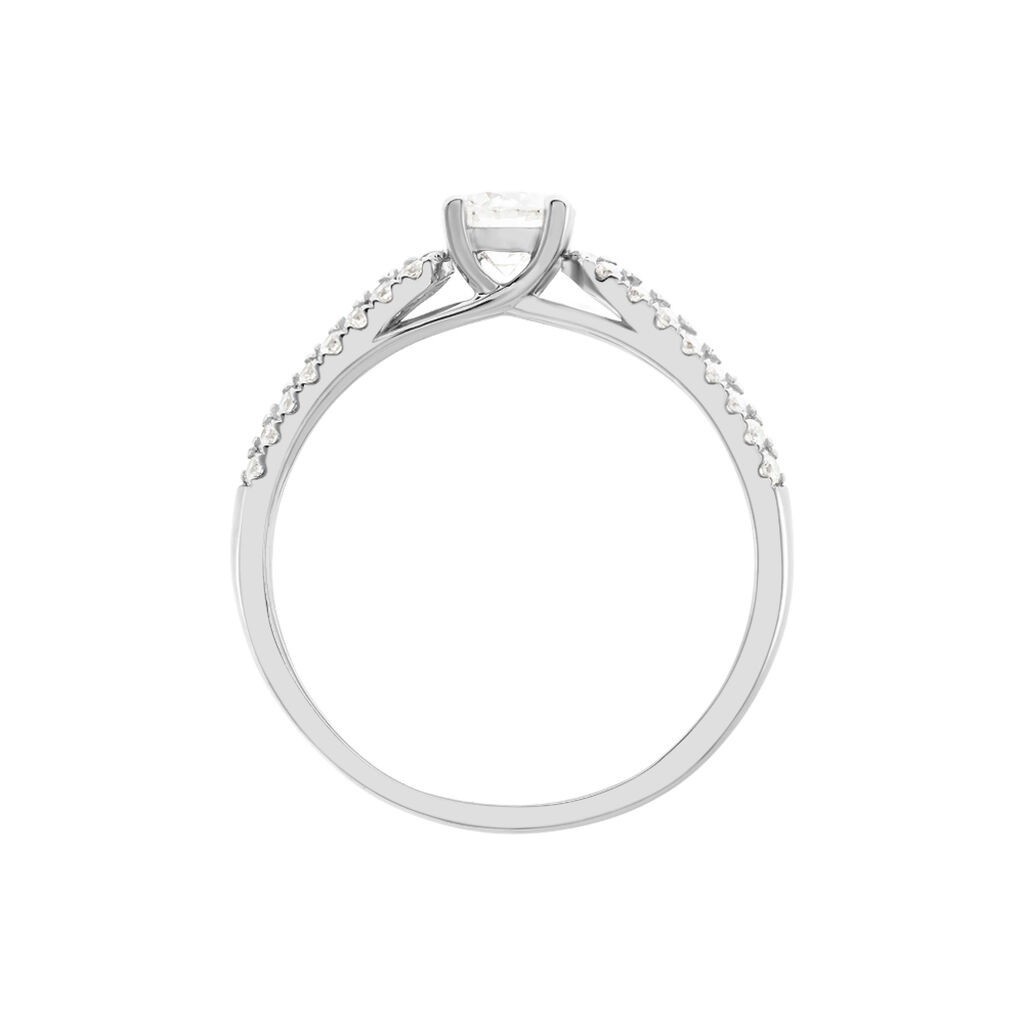 Bague Solitaire Stockholma Platine Blanc Diamant - Bagues solitaires Femme | Histoire d’Or
