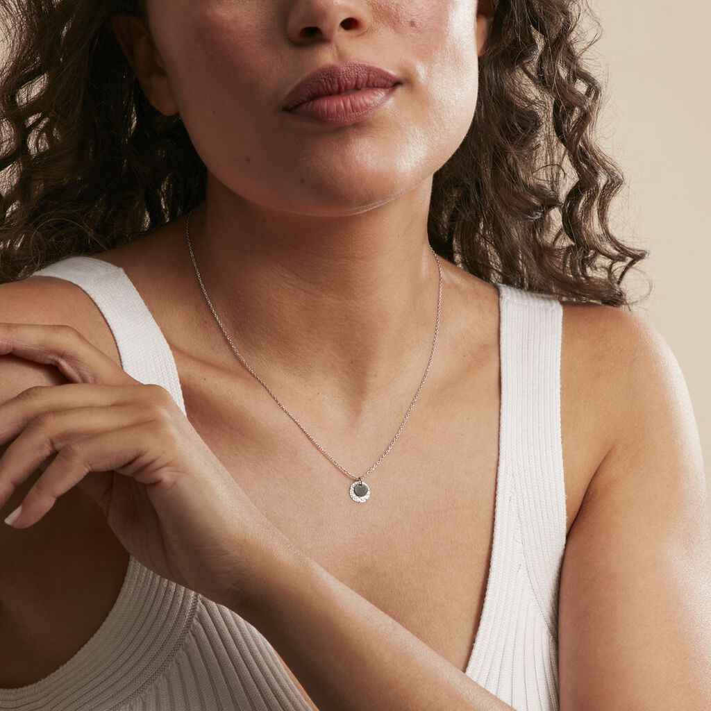 Collier Tatienne Argent Blanc - Colliers fantaisie Femme | Histoire d’Or