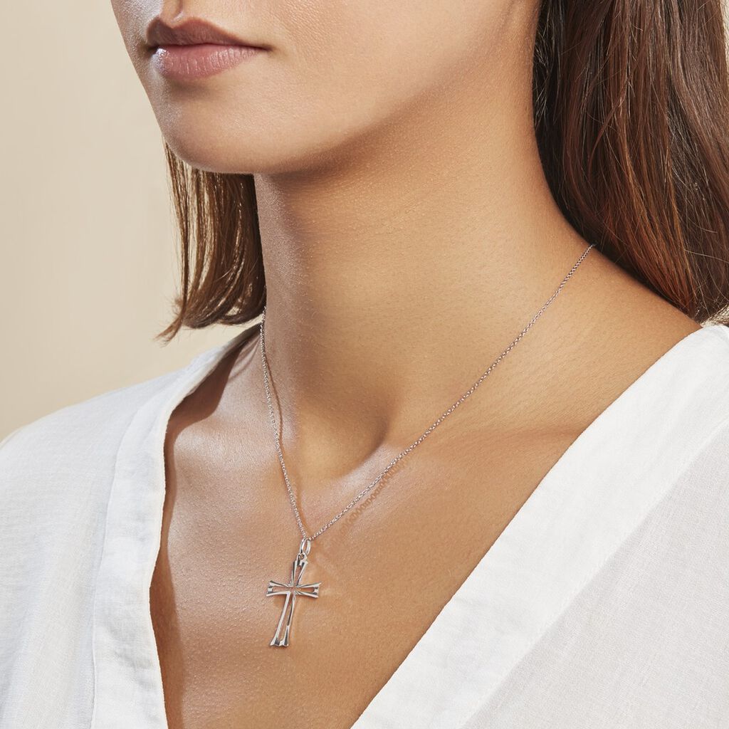 Pendentif Romayssa Argent Blanc - Pendentifs Famille | Histoire d’Or
