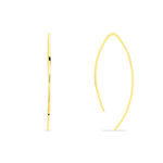 Cr&eacute;oles Helle Amande Or Jaune - Boucles d'oreilles cr&eacute;oles Femme | Histoire d&rsquo;Or