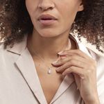 Collier Or Blanc Uxellus Oxyde De Zirconium - Colliers Femme | Histoire d&rsquo;Or