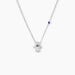 Collier Symbolique Argent Blanc Oxyde De Zirconium - Colliers fantaisie Femme | Histoire d’Or