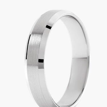 Alliance Berit Palladium Ruban Biseauté