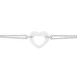 Bracelet Vivianne Argent Blanc Oxyde De Zirconium Et C&eacute;ramique - Bracelets Femme | Histoire d&rsquo;Or